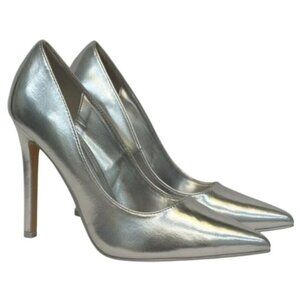 OLIVIA FERGUSON / Kiara / Metallic Silver / Pointed  / Toe High Heel / Stilettos